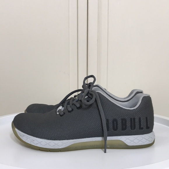NOBULL Shoes - NO BULL Trainer Low Top Shoes Gray Gum Bottom Unisex Men’s 6.5 Women’s 8